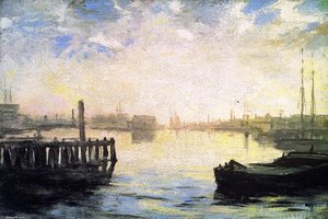 Gloucester Harbor — William Morris Hunt