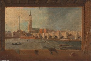 A View Of London Bridge - — Daniel Turner