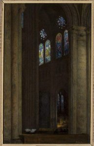 Interior Of The Cathedral In Chartres — Józef Pankiewicz