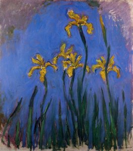 Paarse Irisen 1 — Claude Monet