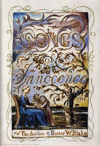 Sanger Om Uskyld (tittelside) — William Blake