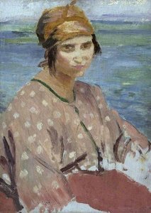 Dorelia Wearing A Turban — Augustus Edwin John