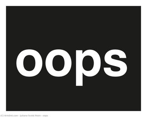 Oops — Juliana Scotá Stein