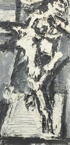 J Y M In The Studio Vii — Frank Helmuth Auerbach