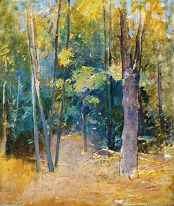 Wooded Interior — Soren Emil Carlsen