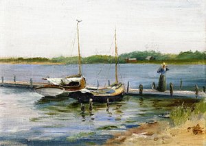 Holly Beach Dock — Thomas P Anshutz