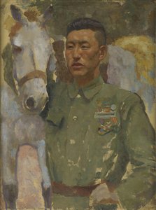 Cavalry Hero Tai Xide — Xu Beihong