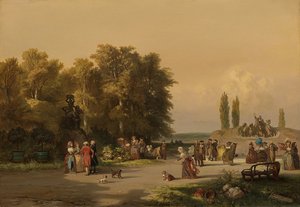 Park In The Vicinity Of Paris — Charles Rochussen