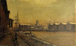 Gloucester Docks — John Atkinson Grimshaw