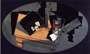 Playing Cards And Siphon — Juan Gris
