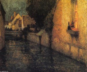 A Window, Gisors — Henri Le Sidaner