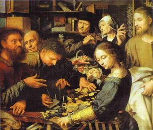 Jesus Summons Matthew To Leave The Tax Office — Jan Sanders Van Hemessen