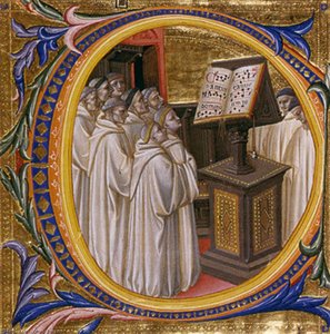 Camaldolese Friars In Choir — Zanobi Strozzi