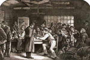 An Emigrants' Boarding House In New York — Jules Tavernier