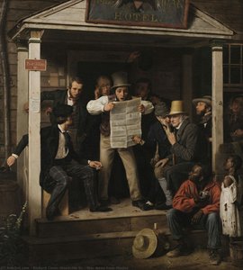 War News From Mexico — Richard Caton Woodville