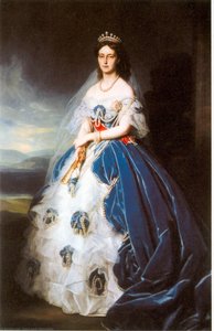 Portrait Of The Queen Olga Of Württemberg — Franz Xavier Winterhalter