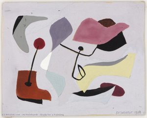 Study For A Painting — Ad Reinhardt