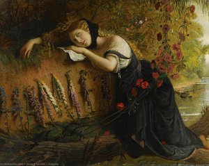 Ophelia — Joseph Arthur Palliser Severn