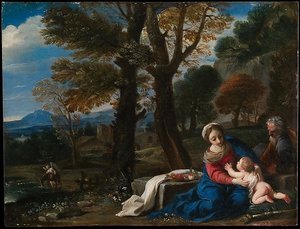 The Rest On The Flight Into Egypt — Da Pier Francesco Mola