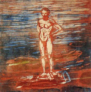 Hombre Bañándose — Edvard Munch