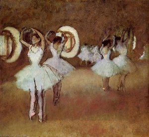 Opera Salonunda Dans Çalışması — Hilaire Germain Edgar De Gas