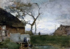 The Washing Place Sun — Jan Weissenbruch