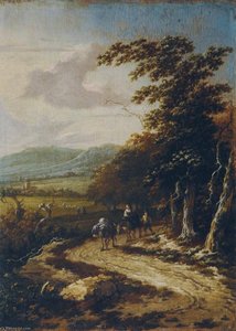 Extensive Landscape With Travellers — Jan Jansz Wijnants
