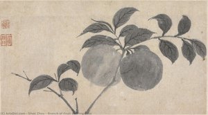Branch Of Fruit Bearing Tree — Shen Zhou