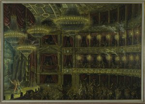 The Performance Of La Muette De Portici In 1830, Oil On Canvas — Thierry Bosquet