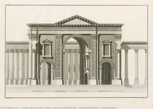 Monumentinė Arkė — Charles Nicolas Varin After Louis-francois Cassas