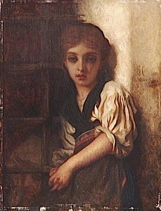 Crescenza A La Fenetre De La Prison — Ernest Hébert (antoine Auguste Ernest Hebert)