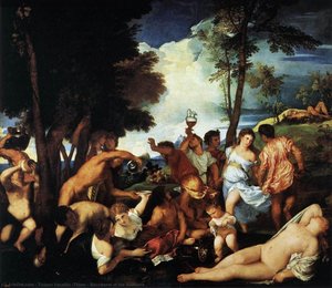 Bacchanale Degli Andrea — Tiziano Vecellio