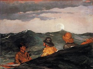 Kissing The Moon — Winslow Homer