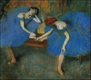 Due Ballerine Blu — Hilaire-germain-edgar Degas
