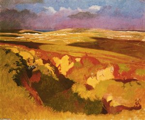 A View From The Old British Trenches — Sir William Newenham Montague Orpen