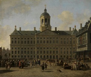 Dam Square In Amsterdam — Gerrit Adriaenszoon Berckheyde
