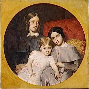 Portrait Des Trois Filles D'alphonse Jacob Desmalter (plus Tard Mesdames Guillaume, Lecast Et Bonart) — 프랑수아 레옹 베누이유