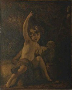 Heiliger Johannes Der Täufer In Der Wildnis — Sir Joshua Reynolds