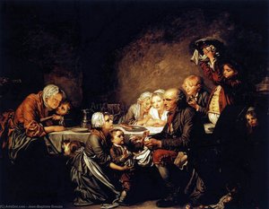 Epifanía (le Gâteau Des Rois) — Jean-baptiste Greuze