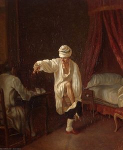 Voltaire's Morning — Jean Huber