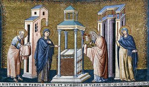 Apse: 5. Presentation In The Temple — Pietro Cavallini