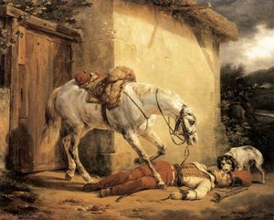 The Wounded Trumpeter — Emile Jean Horace Vernet