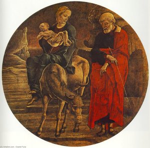 Flight To Egypt (from The Predella Of The Roverella Polyptych) — Cosmè Tura