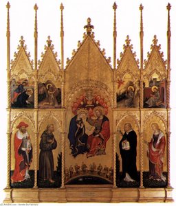 Polyptyque De Valle Romita — Gentile Da Fabriano