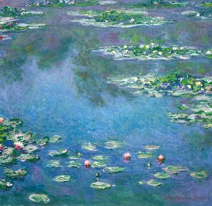 클로드 모네 파리 프랑스 1840 1906 1926 Claude Monet의 1906년 작품인 수련(water Lilies)은 순수한 감정을 불러일으키는 인상주의의 대표적인 예시입니다. 이 그림은 87 X 92cm 크기로 단순히 연못을 묘사한 것이 아니라 빛, 색상, 분위기의 순간적인 마법을 경험하도록 초대하는 작품입니다. 87 X 92 Cm 수련 — 클로드 모네