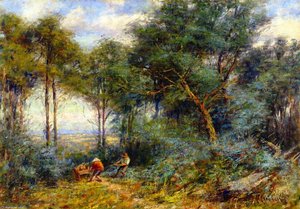Hauling Rails For A Fence, Mount Macedon — Frederick Mccubbin