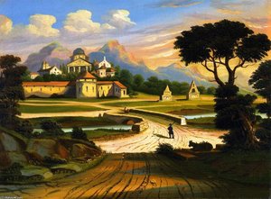 Landscape With Walled Town — Thomas Chambers