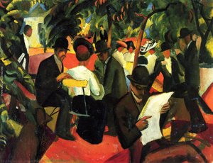 Garden Restaurant — August Macke
