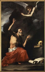 St. Jerome And The Angel — Chusepė De Riberas