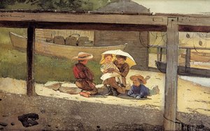 In Beveling Van Baby — Winslow Homer